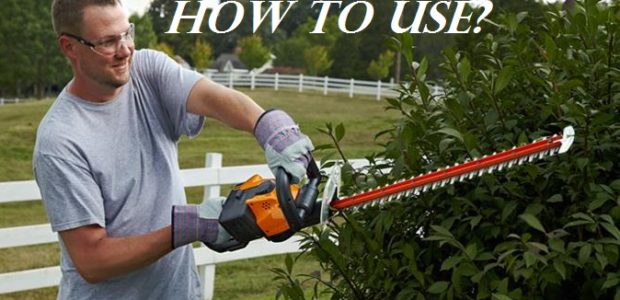 How to Use Electric Hedge Trimmer?